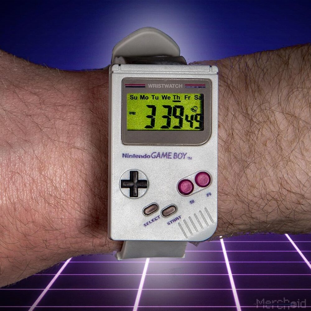 Nintendo Gameboy™ Digital Watch - Official Super Mario Land™ Alarm Sound
